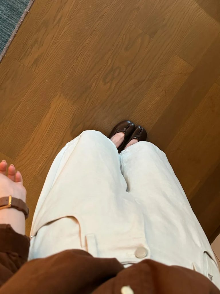 Women's High Waist Wide Leg Pants Beige Casual Commute Fall